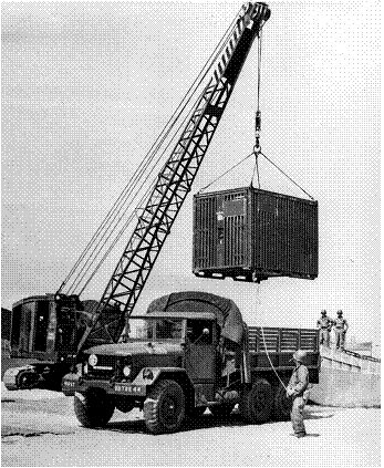 Conex Containers in Korean War