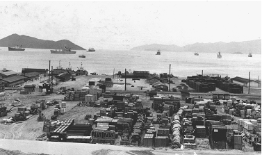 Conex Containers at Cam Rahn Bay Vietnam